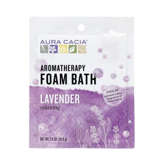 Aura Cacia, Foam Bath, Relaxing Lavender, 2.5 Oz