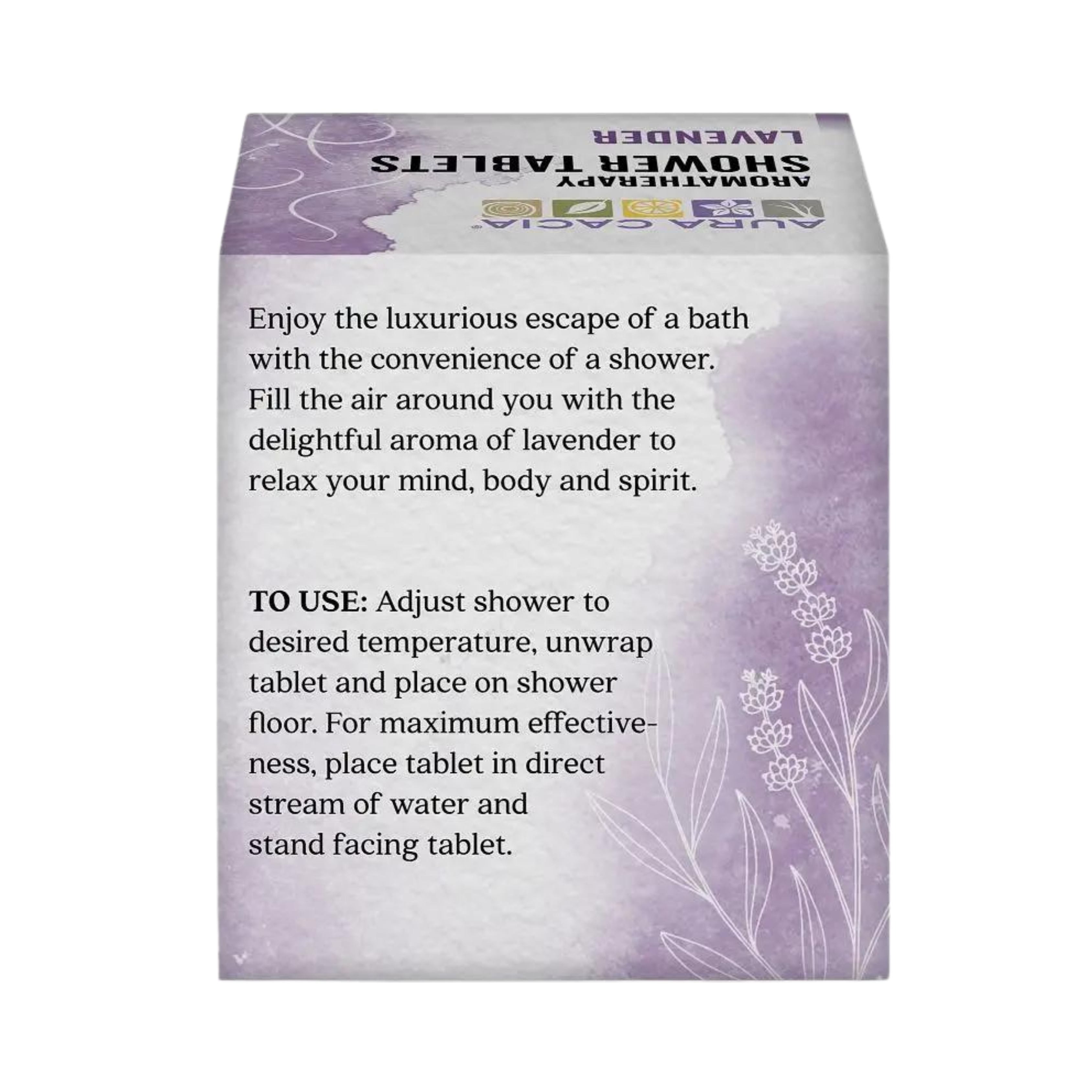 Aura Cacia, Shower Tablets, Relaxing Lavender, 3 Oz