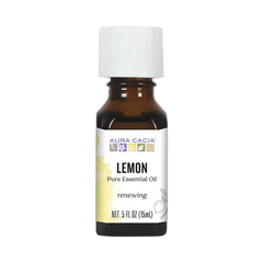 Aura Cacia, Lemon Essential Oil, 0.5 Oz