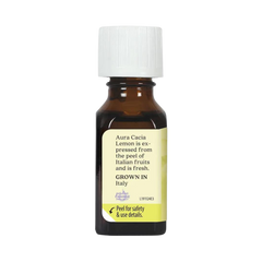 Aura Cacia, Lemon Essential Oil, 0.5 Oz