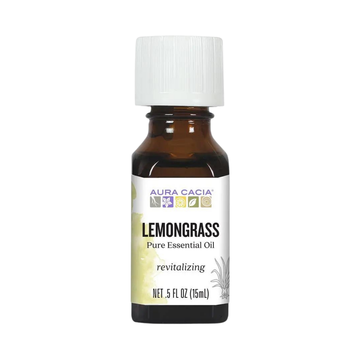 Aura Cacia, Lemongrass Essential Oil, 0.5 Oz