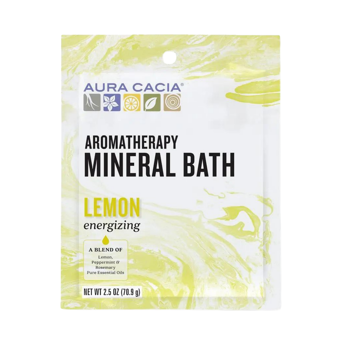 Aura Cacia, Lemon Mineral Bath, 2.5 Oz