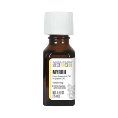 Aura Cacia, Essential Oil In Jojoba Oil, Myrrh, 0.5 Oz