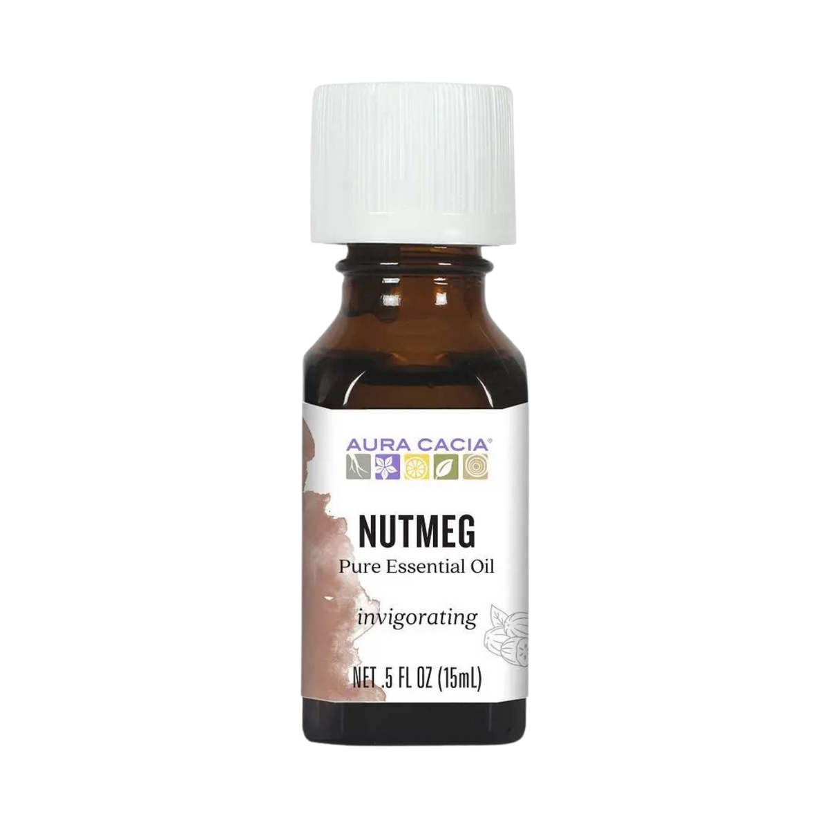 Aura Cacia, Nutmeg Essential Oil, 0.5 Oz