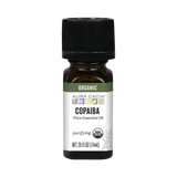 Aura Cacia, Essential Oil, Organic Copaiba, 0.25 Fl Oz