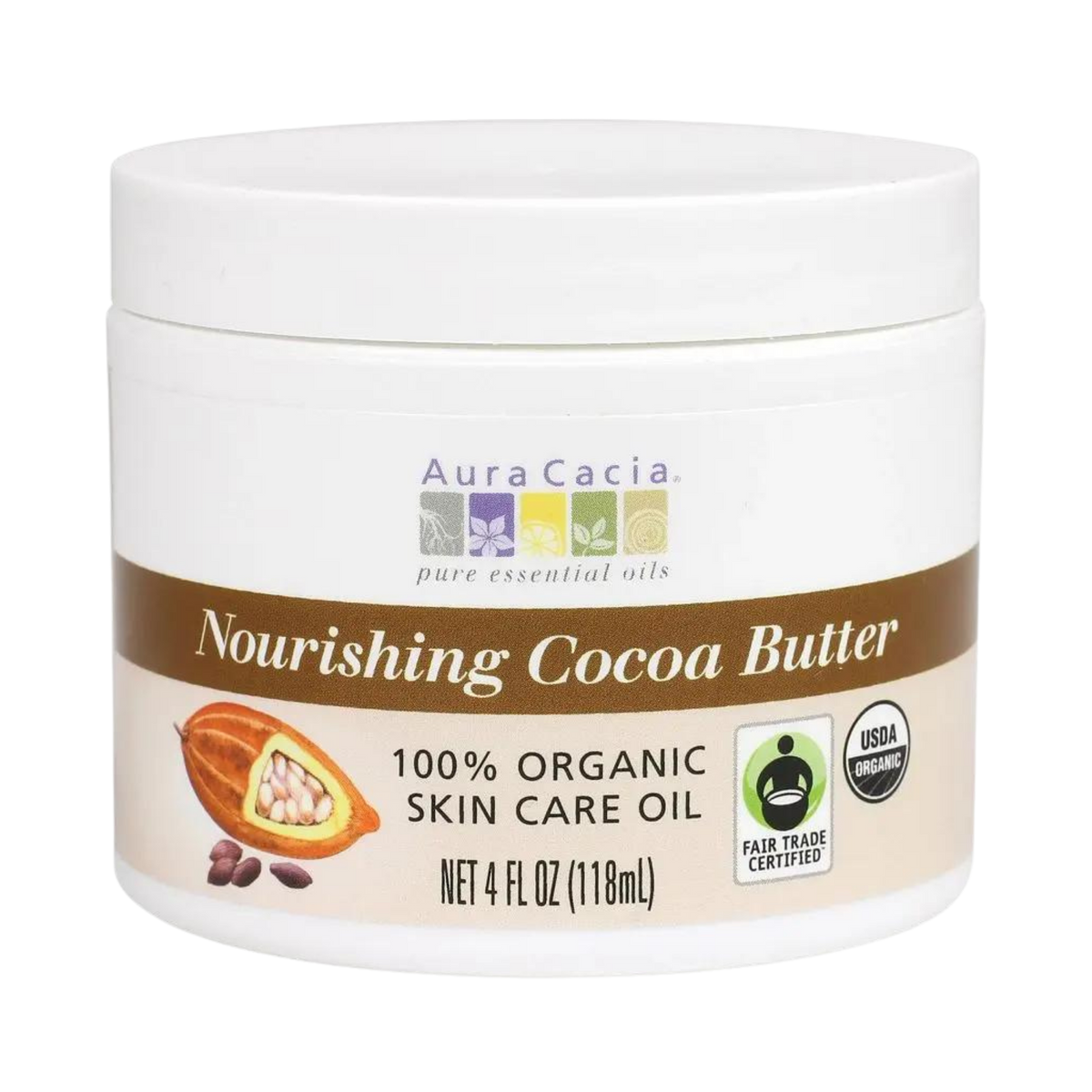 Aura Cacia, Nourishing Cocoa Butter, 4 Oz