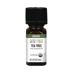 Aura Cacia, Organic Tea Tree, Essential Oil, 0.25