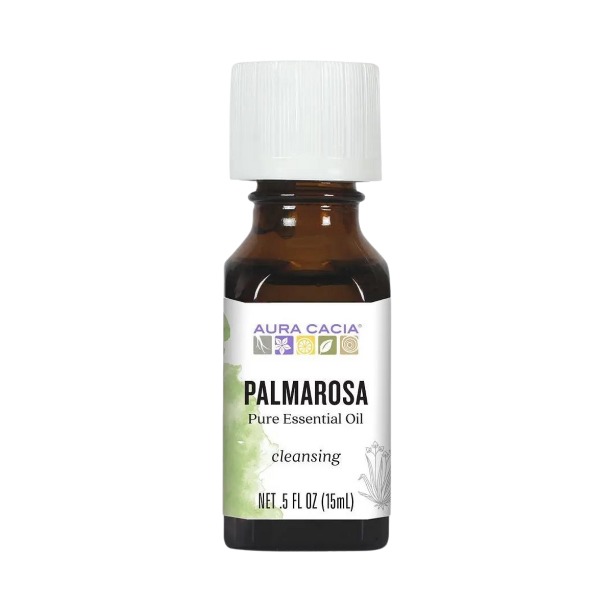 Aura Cacia, Essential Oil, Palmarosa, 0.5 Oz