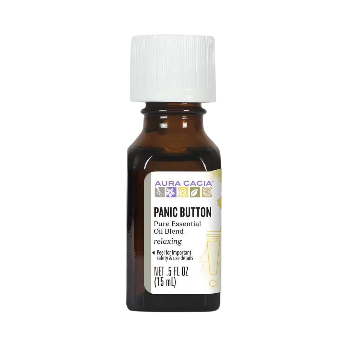 Aura Cacia, Essential Oil Blend, Panic Button, 0.5 Oz