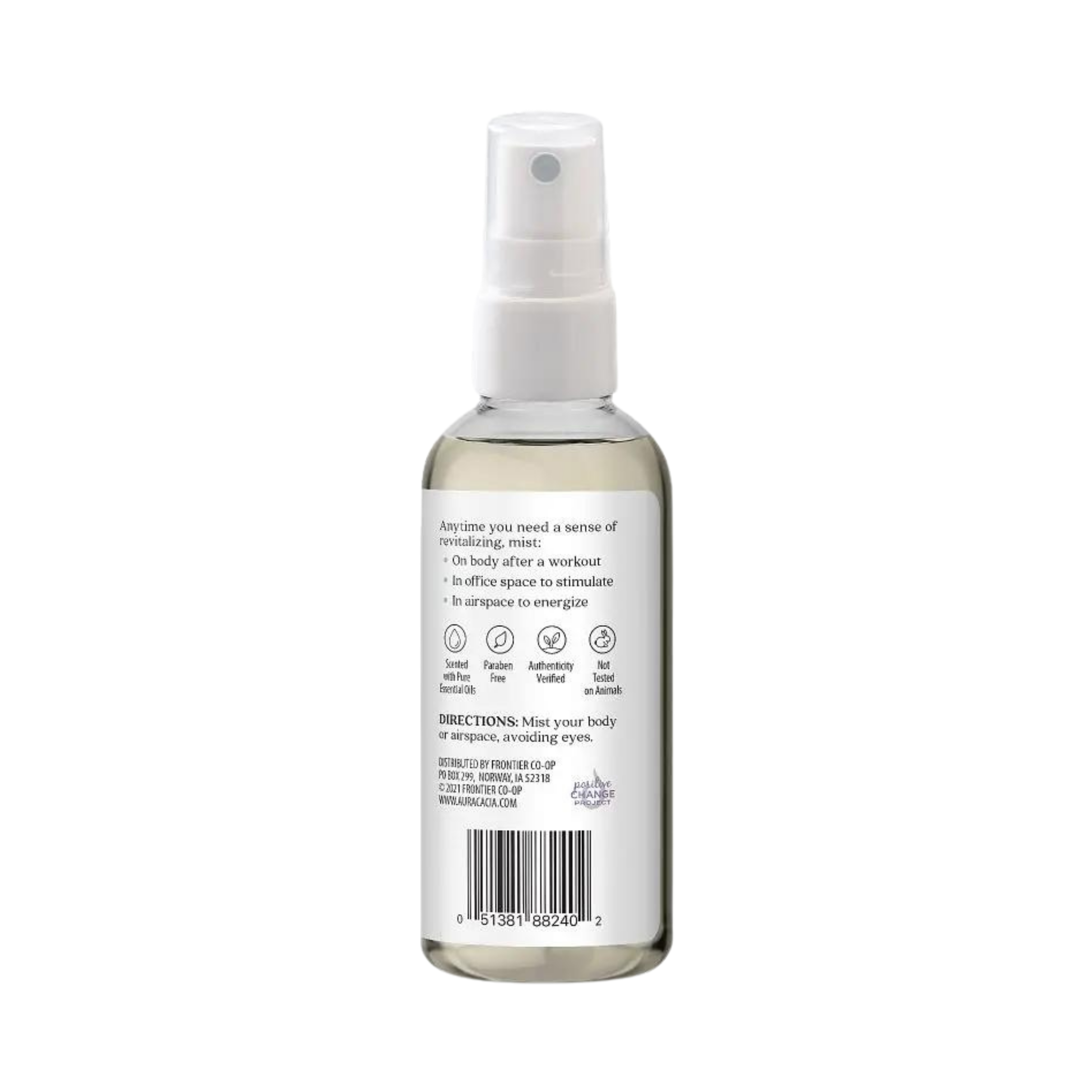 Aura Cacia, Peppermint Aromatherapy Mist, 4 Oz