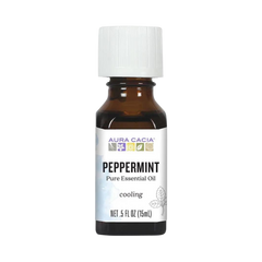 Aura Cacia, Peppermint Essential Oil, 0.5 Oz