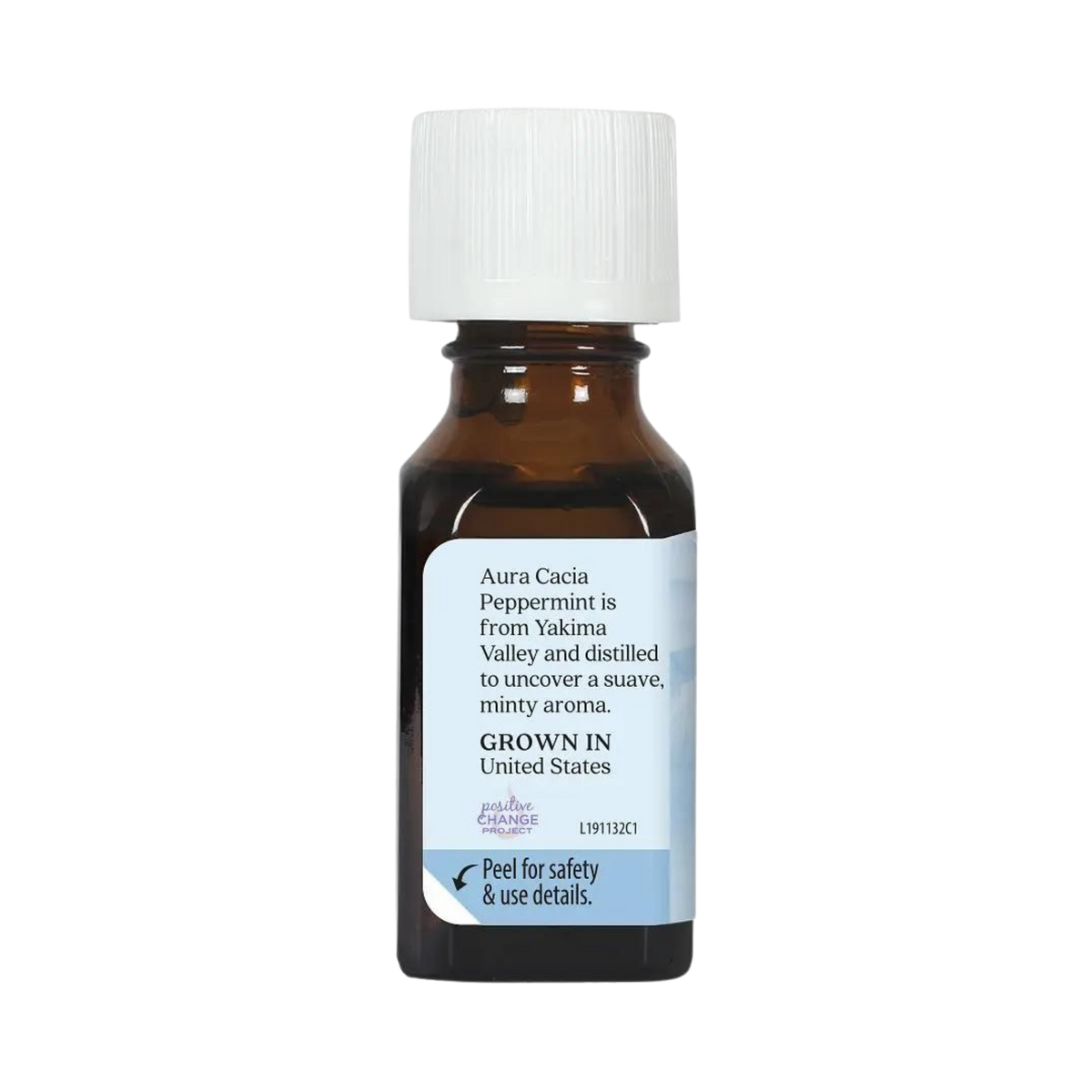 Aura Cacia, Peppermint Essential Oil, 0.5 Oz