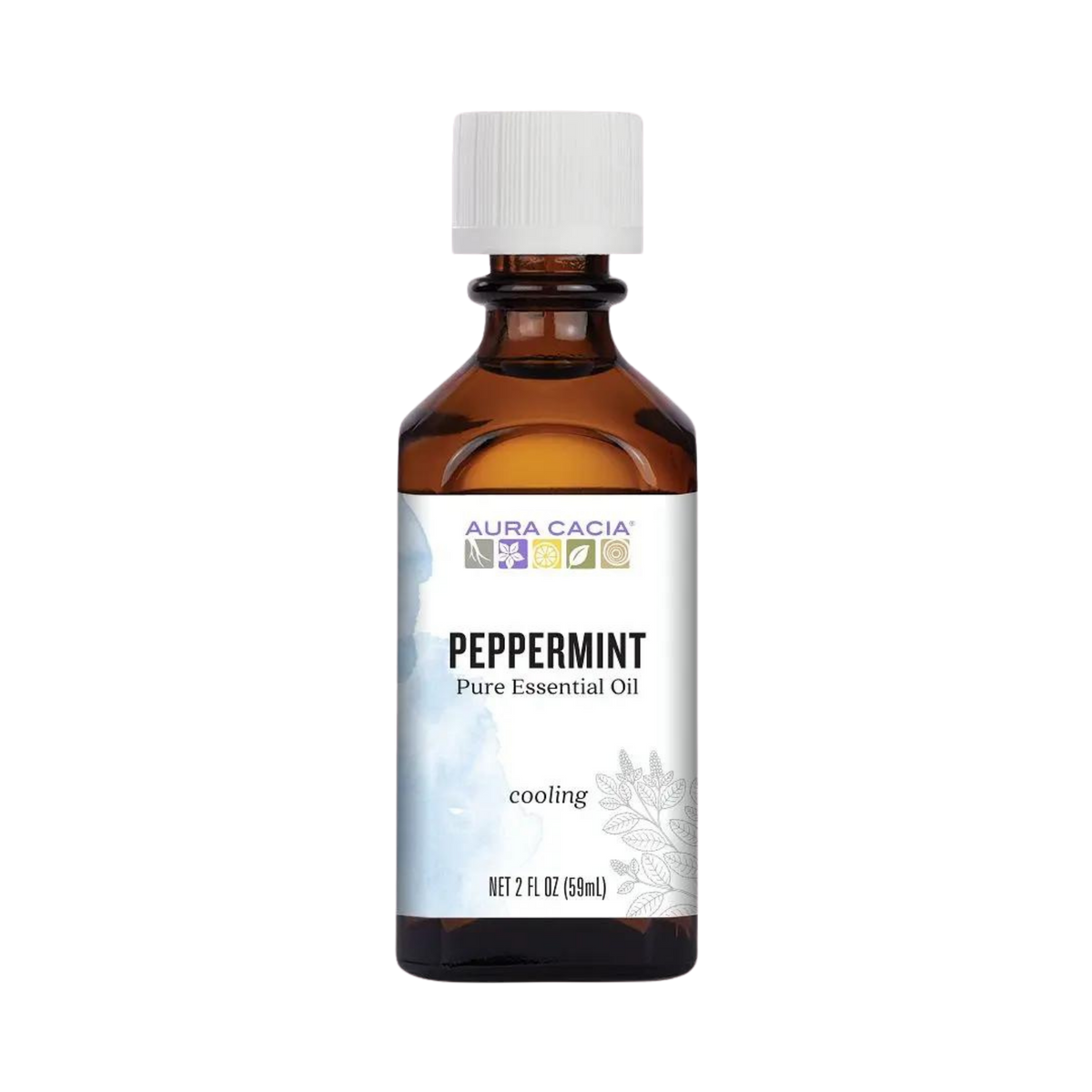 Aura Cacia, Peppermint Essential Oil, 2 Oz