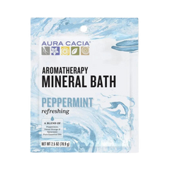 Aura Cacia, Mineral Bath, Refreshing Peppermint, 2.5 Oz