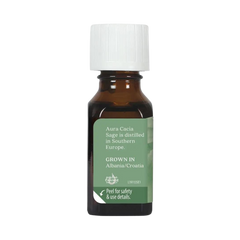 Aura Cacia, Sage Essential Oil, 0.5 Oz