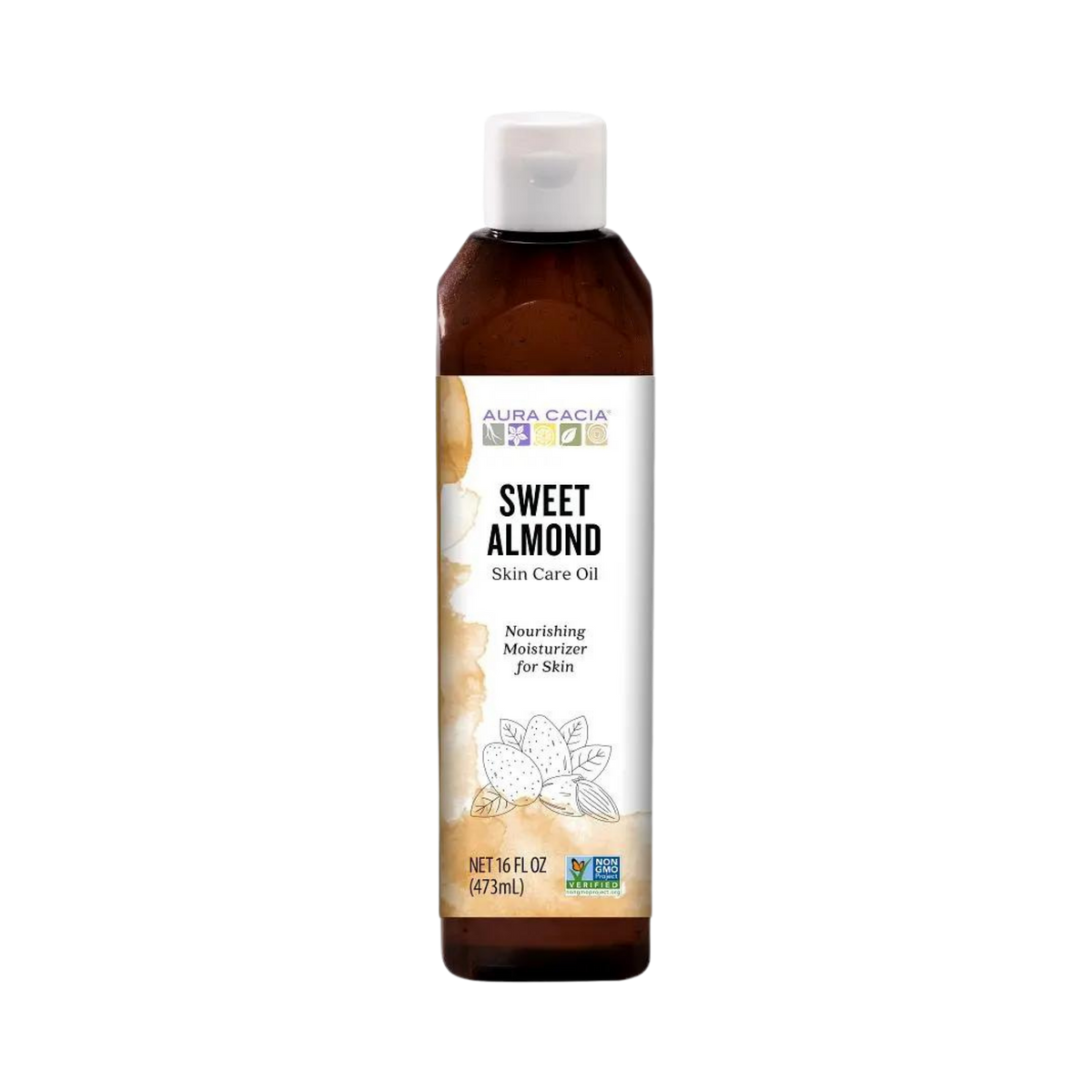 Aura Cacia, Skin Care Oil, Sweet Almond, 16 Oz