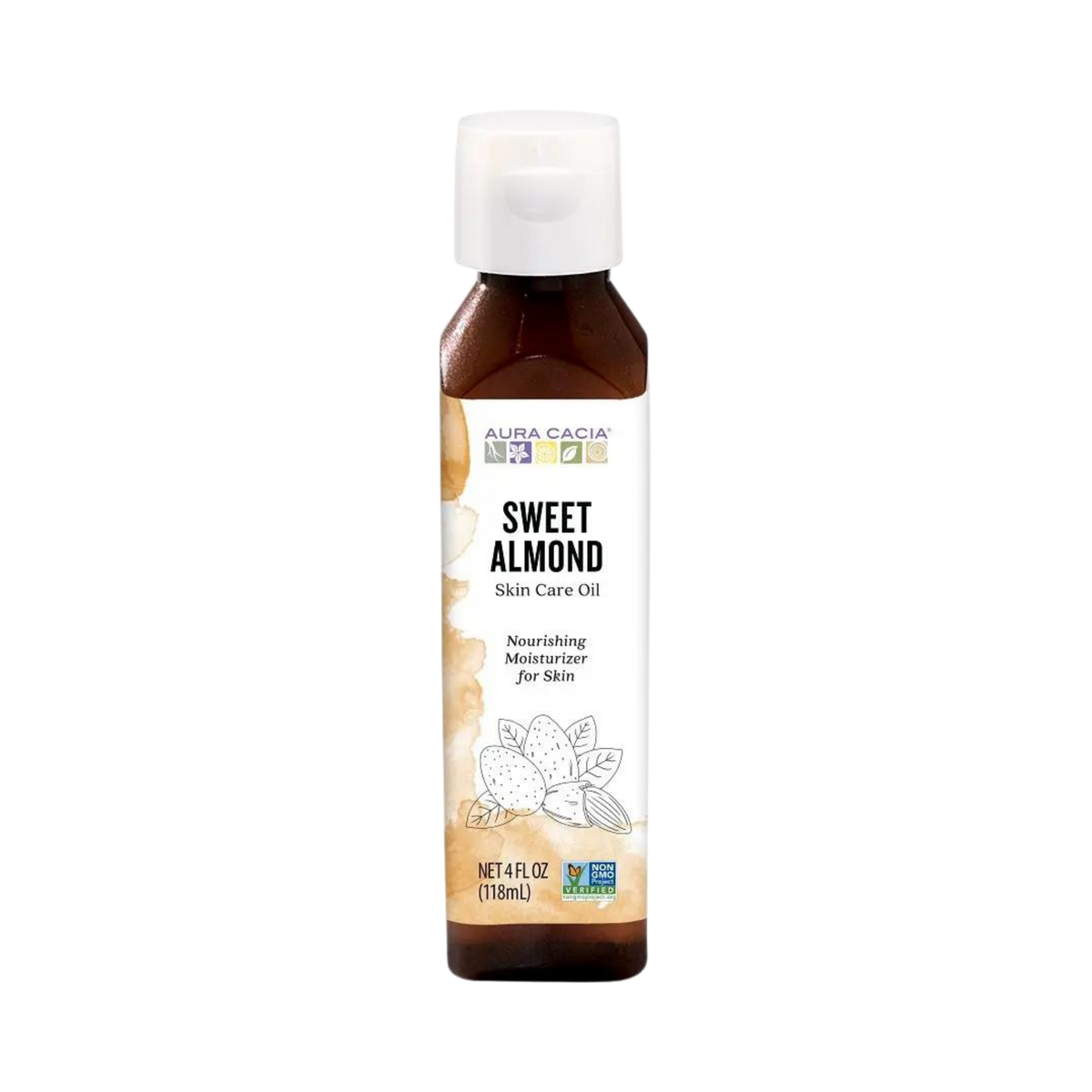 Aura Cacia, Skin Care Oil, Sweet Almond, 4 Oz