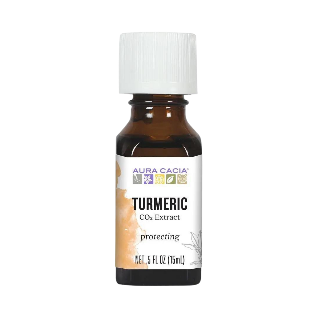 Aura Cacia, Turmeric, CO2 Extract, 0.5 Oz