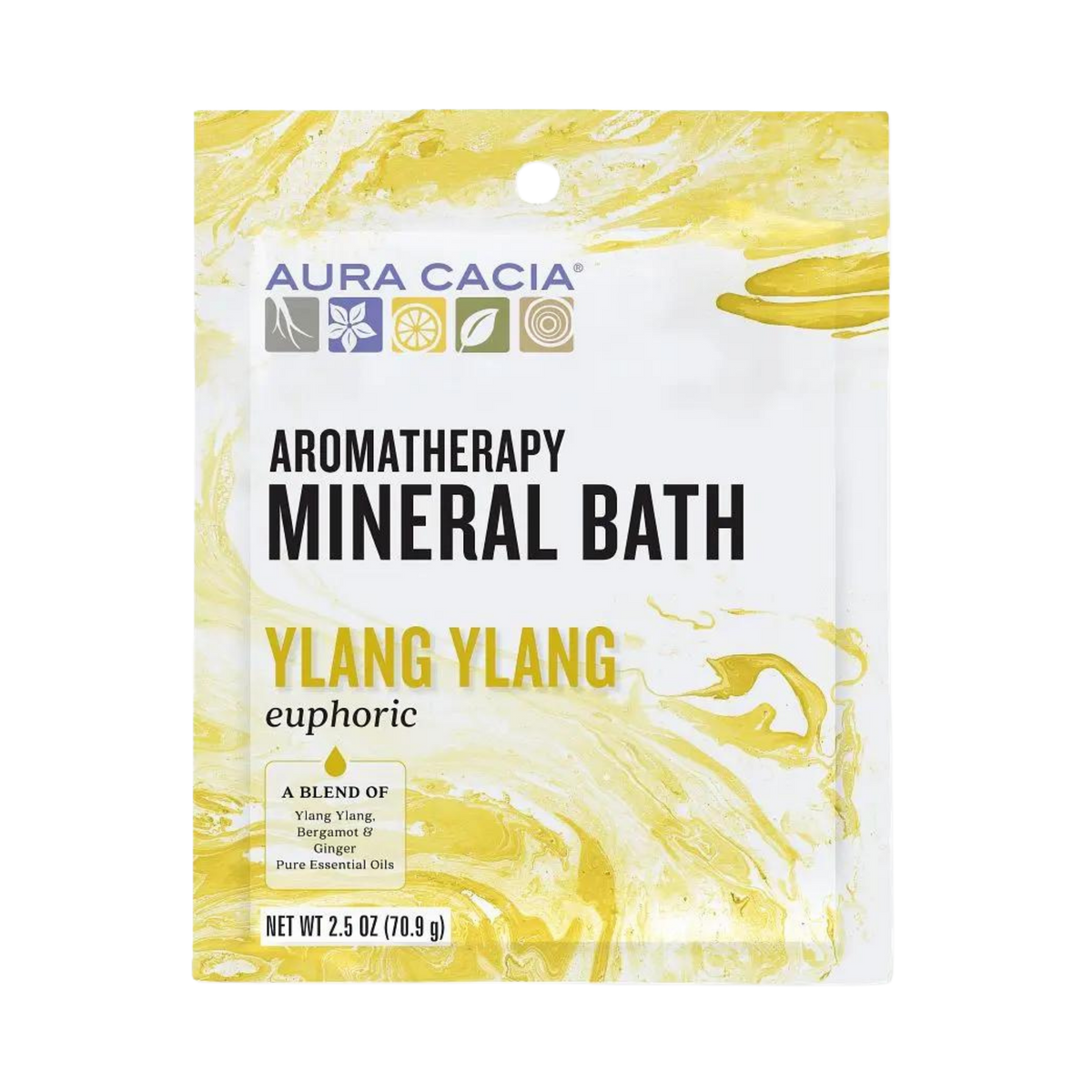 Aura Cacia, Ylang Ylang Mineral Bath, 2.5 Oz