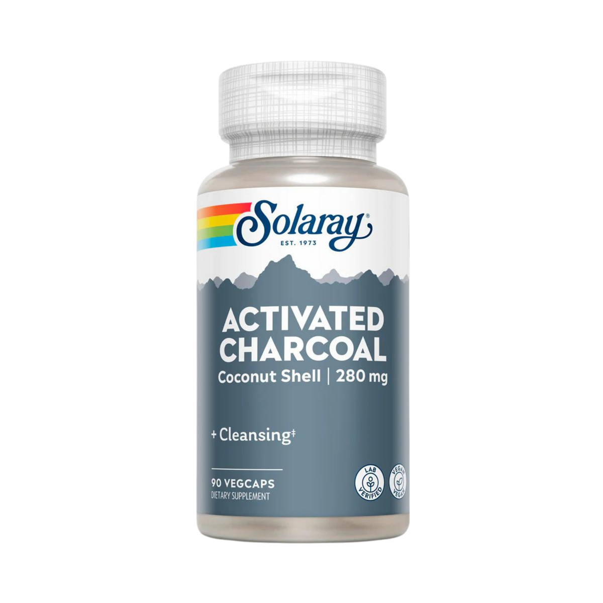 Solaray, Activated Charcoal, 90 Capsules