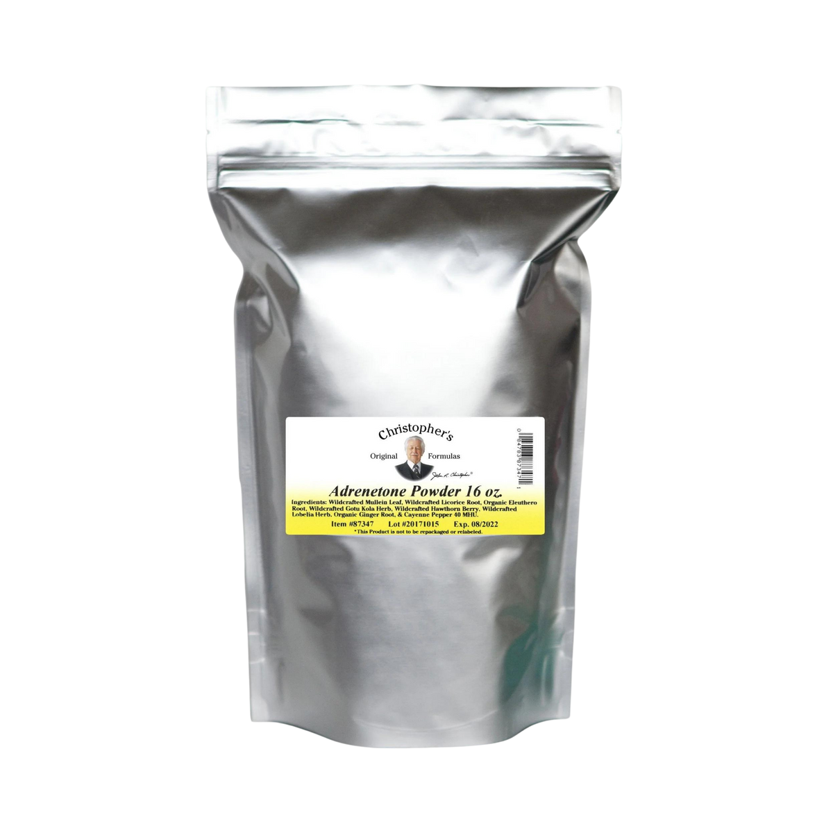 Christopher's Original Formulas, Adrenal Formula (Adrenetone) Bulk 1 Lb. Powder