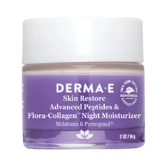 Derma E, Advanced Peptides & Flora-Collagen Night Moisturizer, 2 Oz