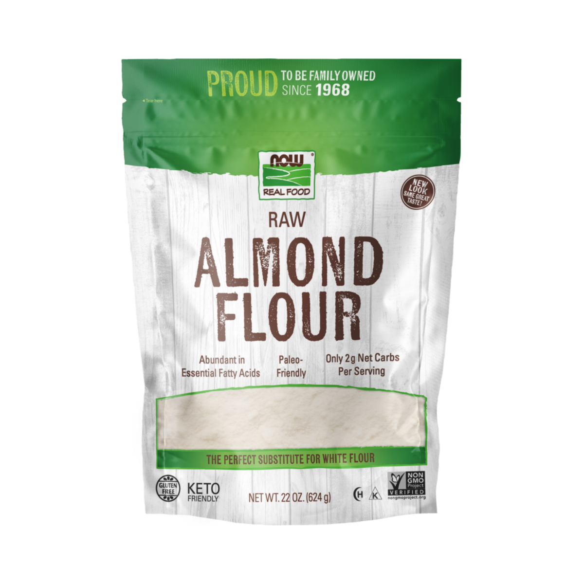 NOW Foods, Real Food, Raw Almond Flour, 22 Oz