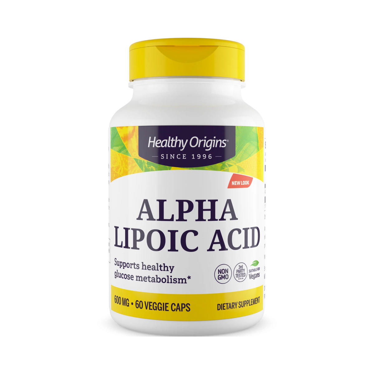 Healthy Origins, Alpha Lipoic Acid, 600 Mg, 60 Caps