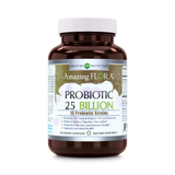 Amazing Flora, USDA Certified Organic Probiotic, 25 Billion 13 Strains, 60 Organic Tablets