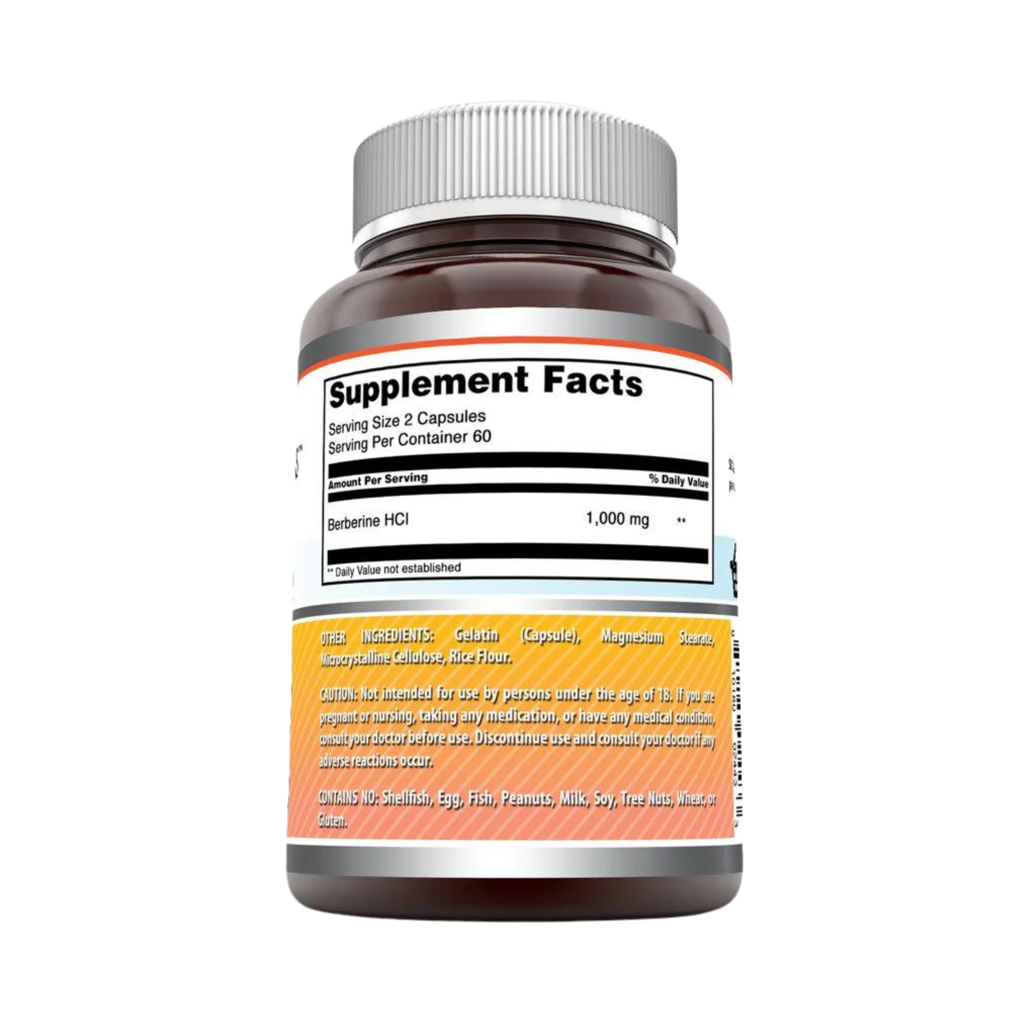 Amazing Formulas, Berberine, 1000 Mg, 120 Capsules