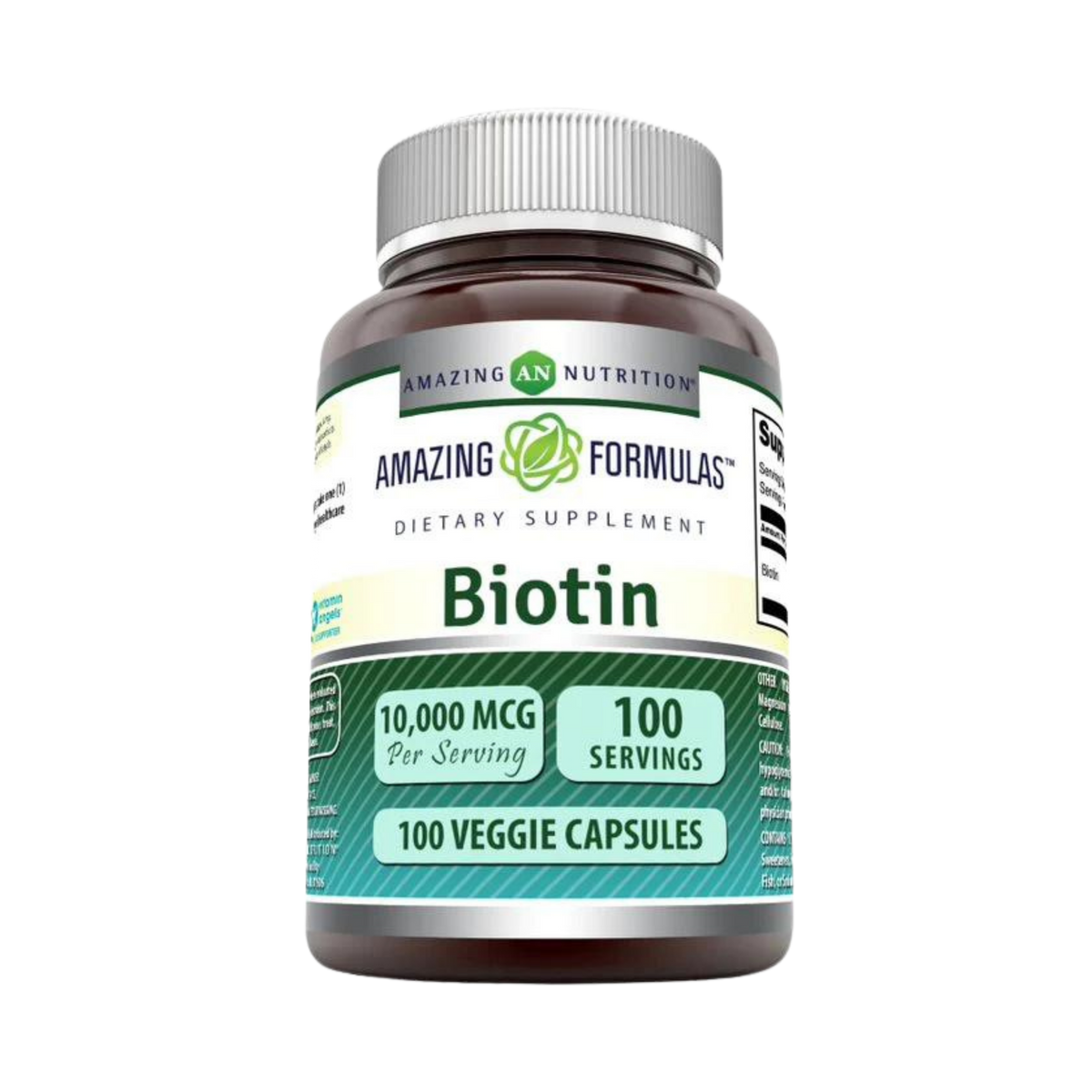 Amazing Formulas, Biotin Supplement, 10,000 mcg, 100 Capsules