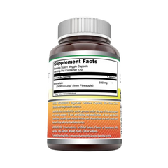 Amazing Formulas, Bromelain 2400 GDU, 500 mg, 120 Veggie Capsules