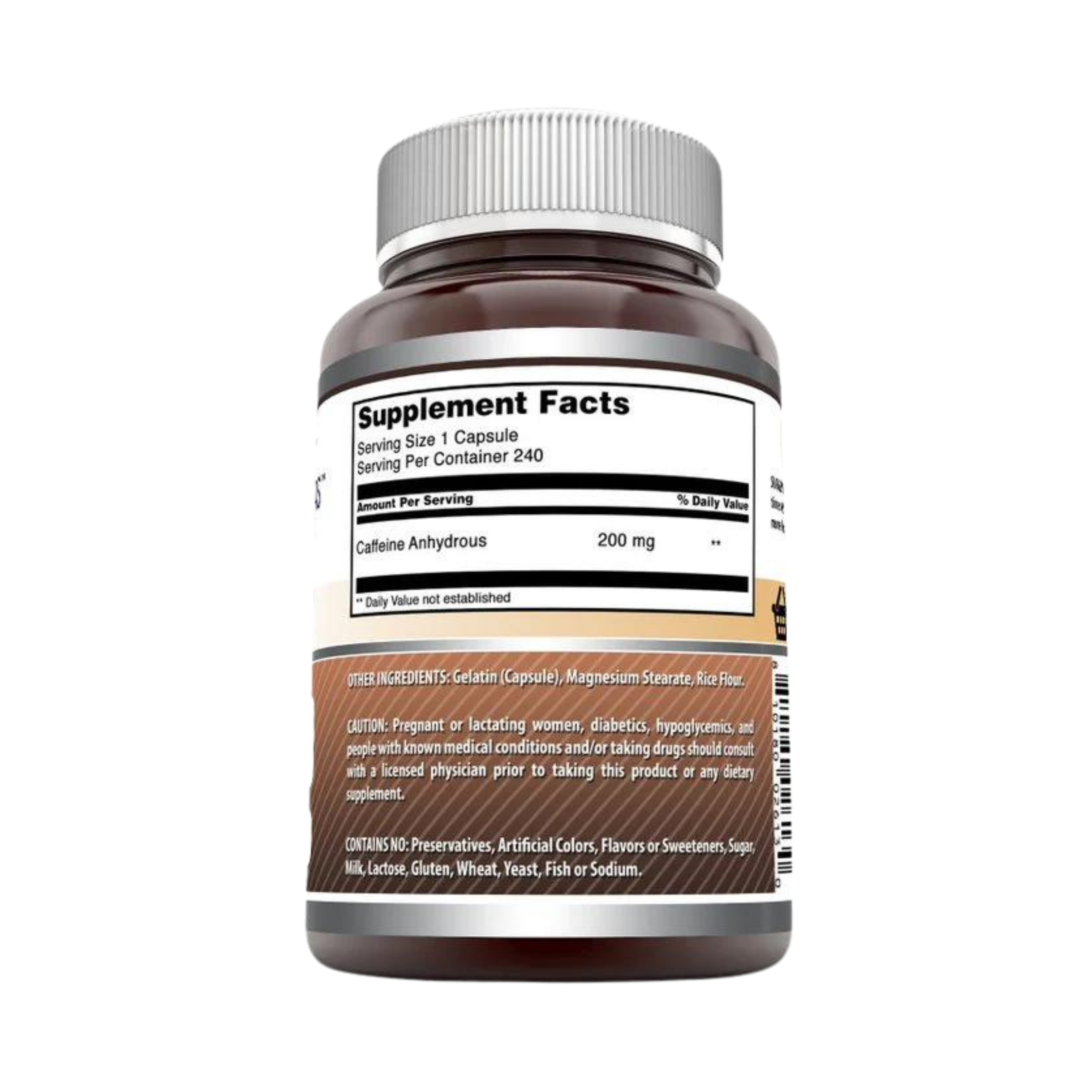 Amazing Formulas, Caffeine, 200 Mg, 240 Capsules