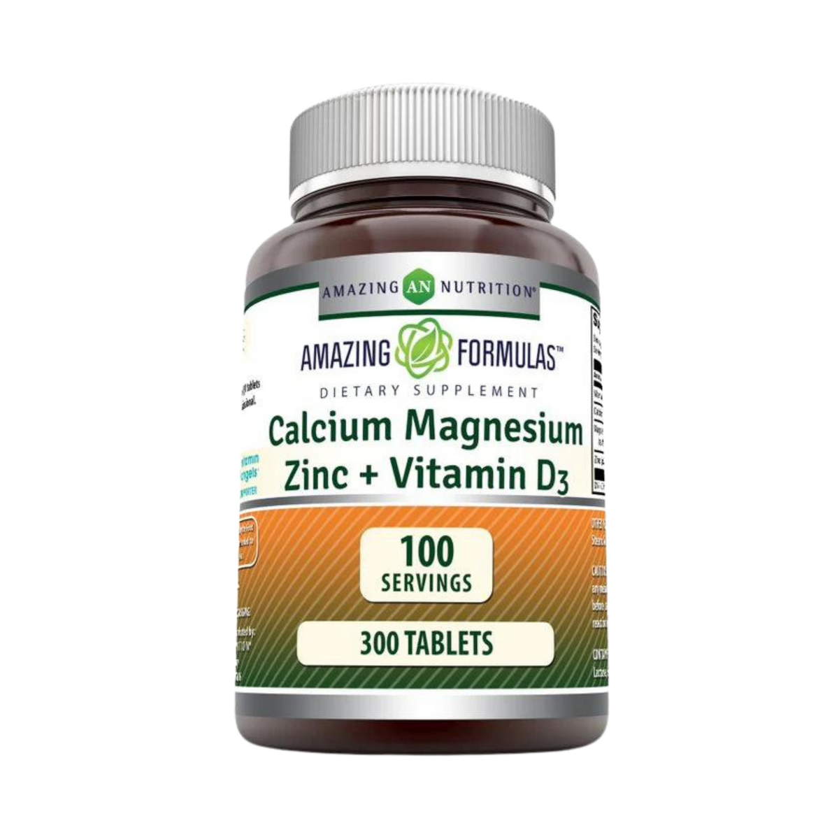 Amazing Formulas, Calcium Magnesium Zinc + D3, 300 Tablets