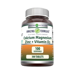 Amazing Formulas, Calcium Magnesium Zinc + D3, 300 Tablets