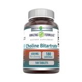 Amazing Formulas, Choline Bitartrate, 650 Mg, 180 Capsules