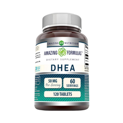 Amazing Formulas, DHEA Dietary Supplement, 50 mg, 120 Tablets