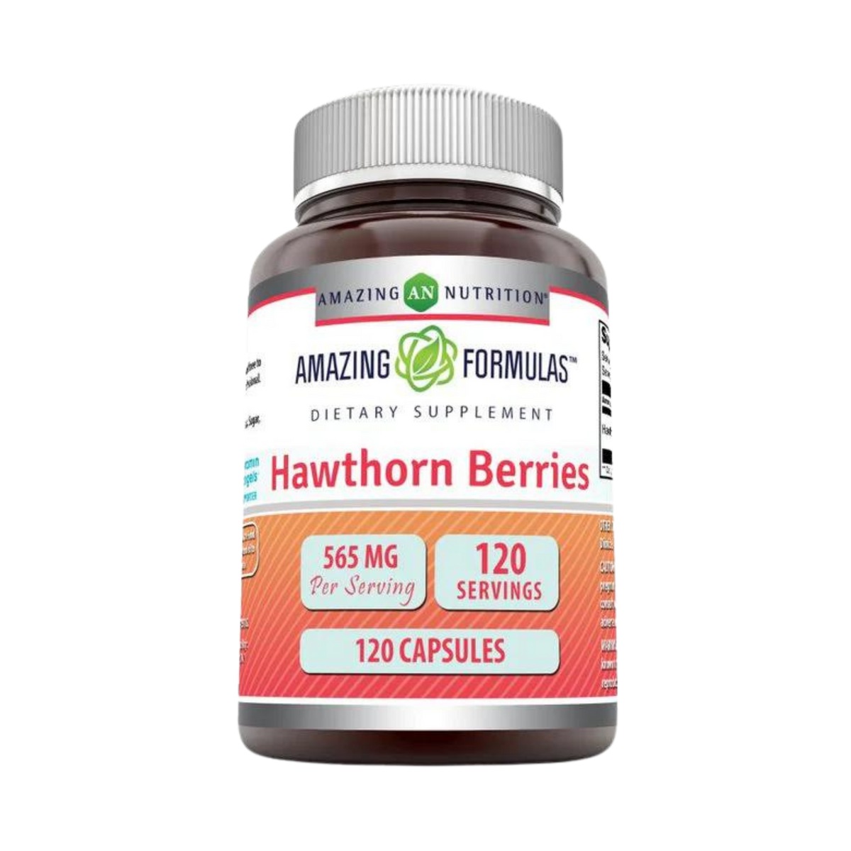 Amazing Formulas, Hawthorn Berries, 565mg, 120 Capsules