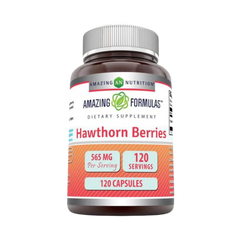 Amazing Formulas, Hawthorn Berries, 565mg, 120 Capsules