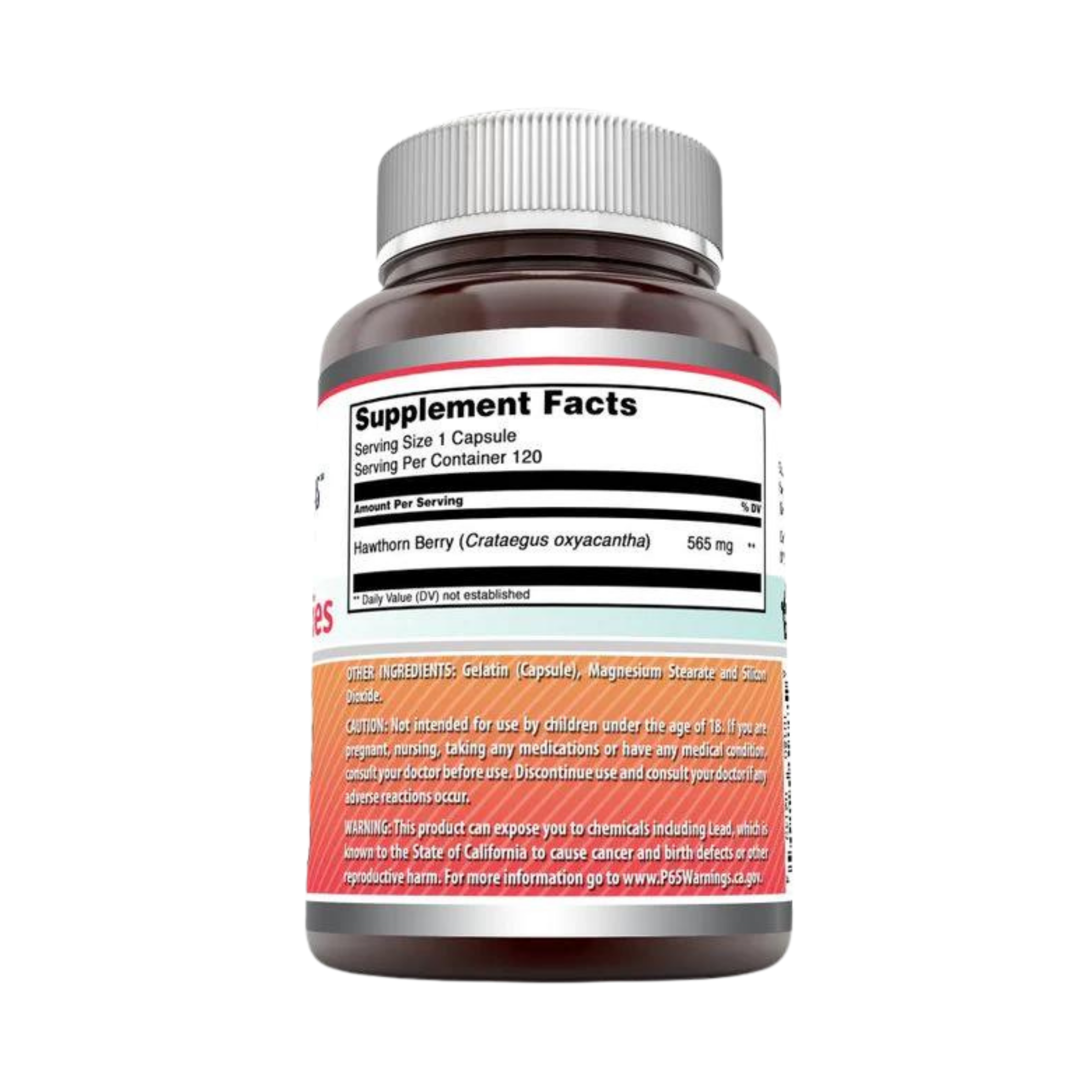 Amazing Formulas, Hawthorn Berries, 565mg, 120 Capsules