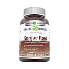 Amazing Formulas, Konjac Root, 2000 mg, 120 Veggie Capsules