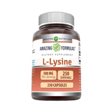 Amazing Formulas, L-Lysine, 500 Mg, 250 Caspules