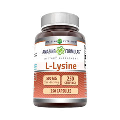 Amazing Formulas, L-Lysine, 500mg, 250 Caspules