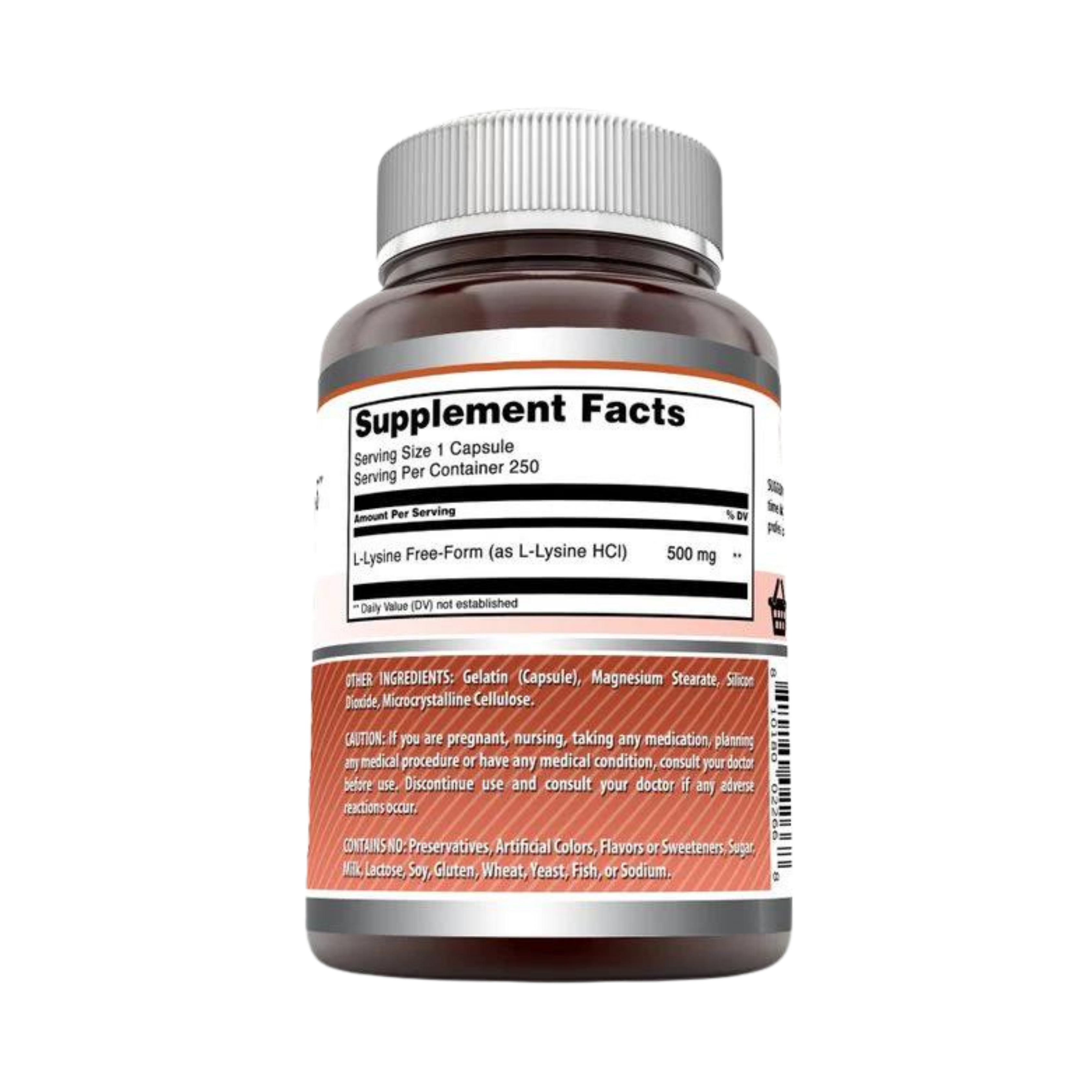 Amazing Formulas, L-Lysine, 500mg, 250 Caspules