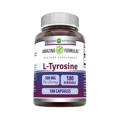 Amazing Formulas, L Tyrosine, 500 mg, 180 Capsules