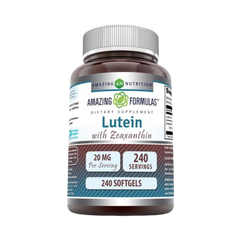 Amazing Formulas, Lutein 20 mg with Zeaxanthin 800 mcg, 240 Softgels