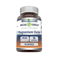 Amazing Formulas, Magnesium Oxide, 500mg, 90 Capsules