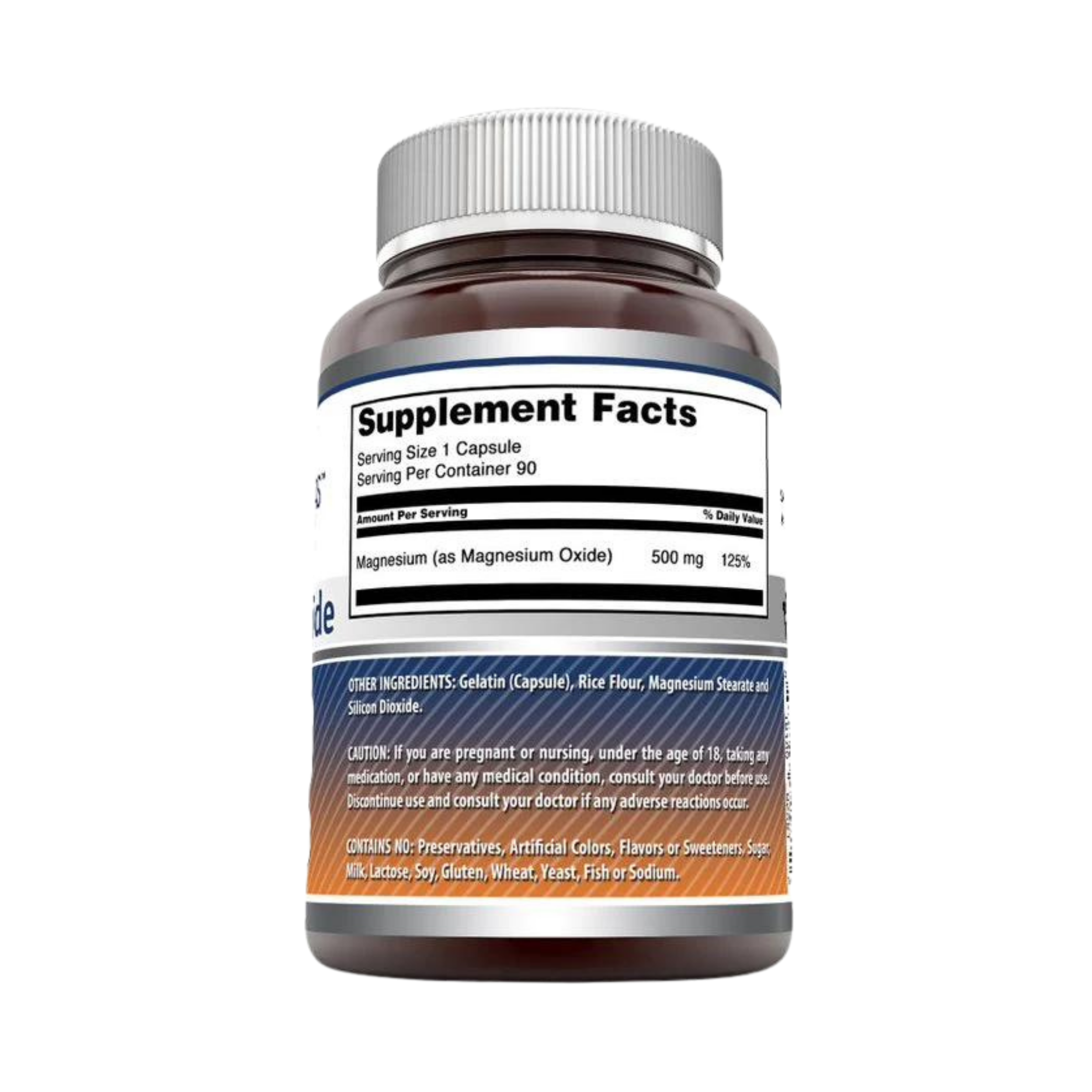 Amazing Formulas, Magnesium Oxide, 500mg, 90 Capsules