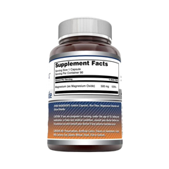 Amazing Formulas, Magnesium Oxide, 500mg, 90 Capsules