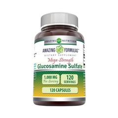 Amazing Formulas, Mega Strength Glucosamine Sulfate, 1000 Mg, 120 Capsules